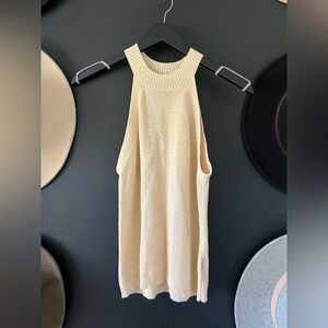 Vici dolls cream knit tank